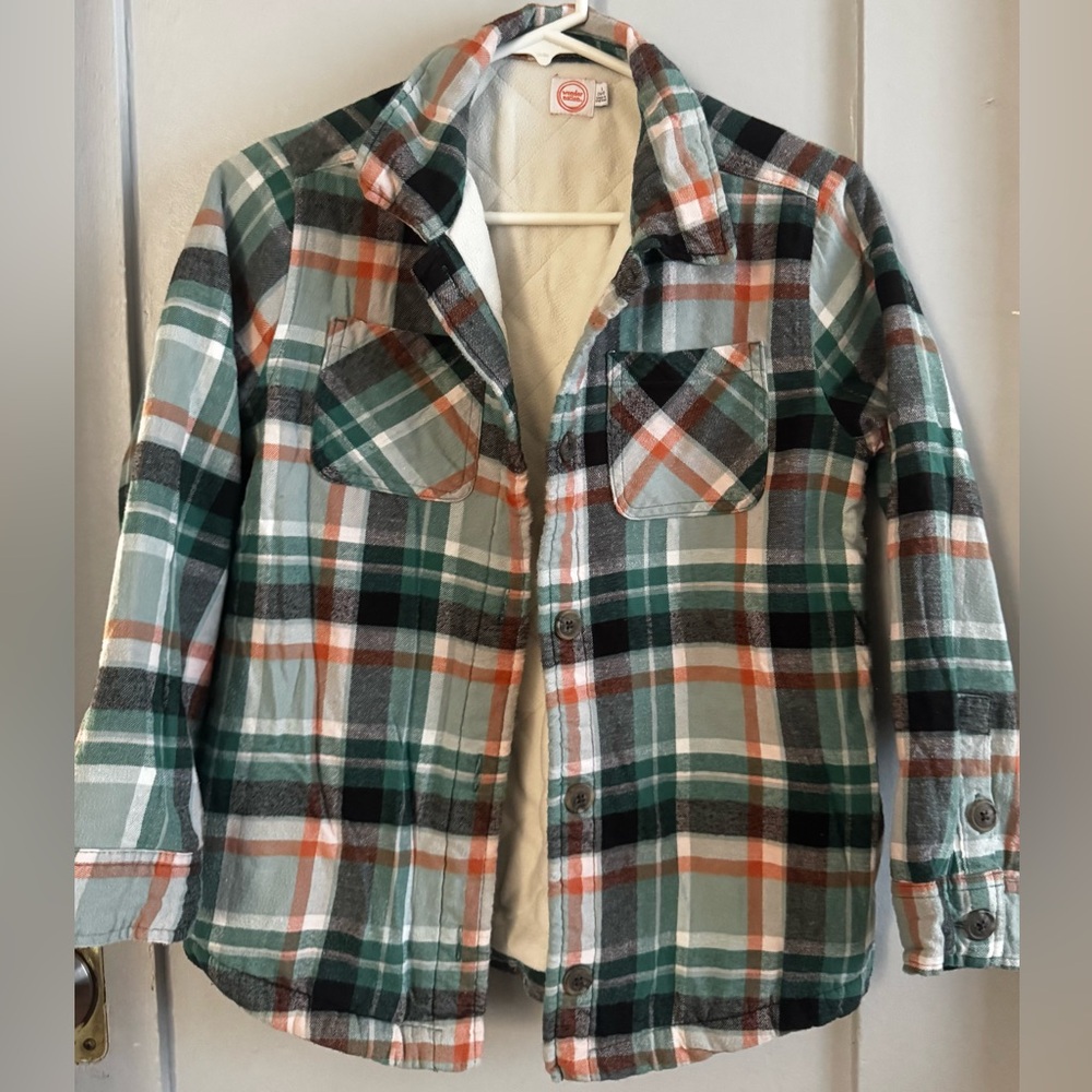 Plaid Button-Up Shacket